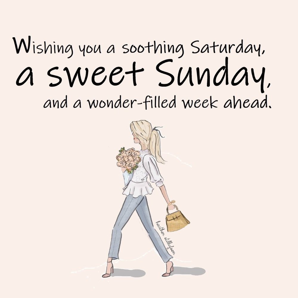I wish you a lovely weekend and a wonder-filled week ahead